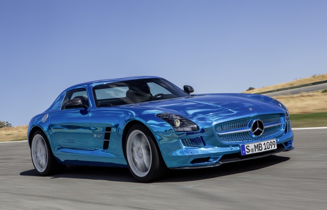 Mercedes-Benz SLS AMG Coupé Electric Drive eléctrico París